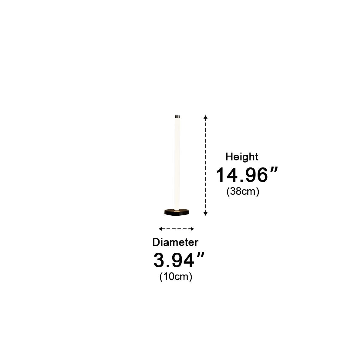 Floor Lamp – Ultra Slim 360° Dimmable Standing Led Lamp