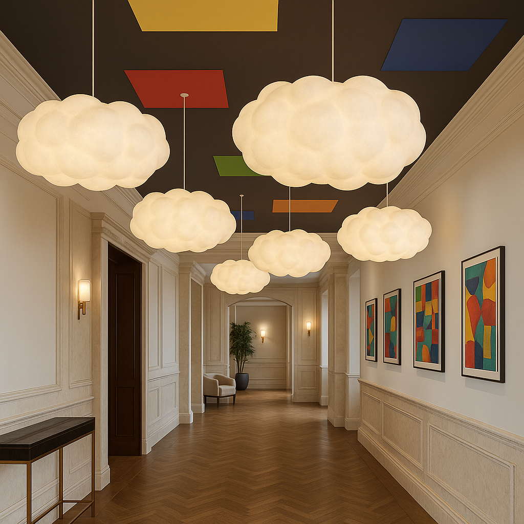 Cloud Pendant Light – LED Hanging Lamp