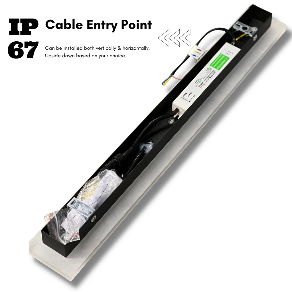 Wall Light – LED Outdoor IP65 Acrylic Panel Linear Design (Vynn)