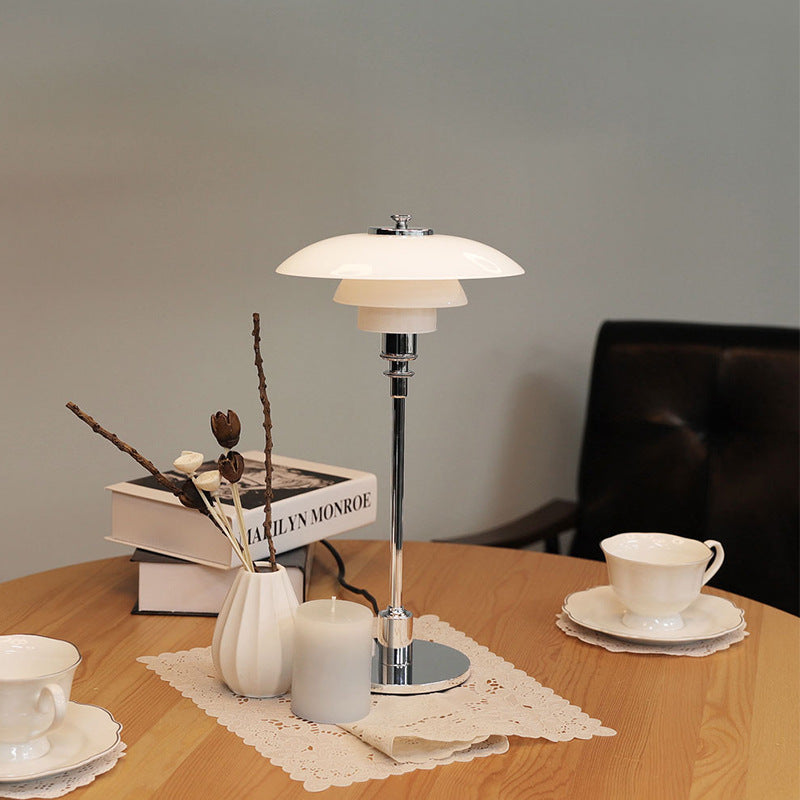Table Lamp – Scandinavian Danish Designer LED Glass & Iron Lamp
